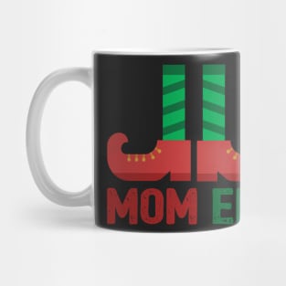 Mom Elf Matching Christmas Family Apparel Mug